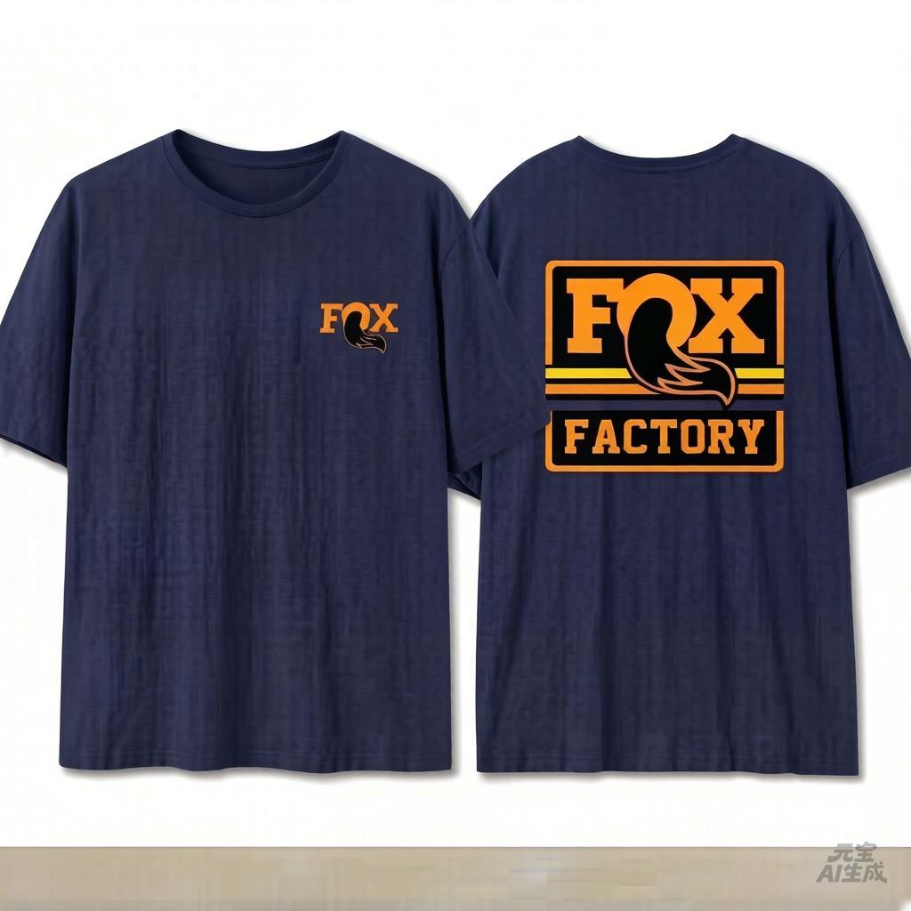 Summer Fox Racing Cross country Mountain Bike Commemorative T shirt High Quality Fashion Unisex Women T shirt Round Neck