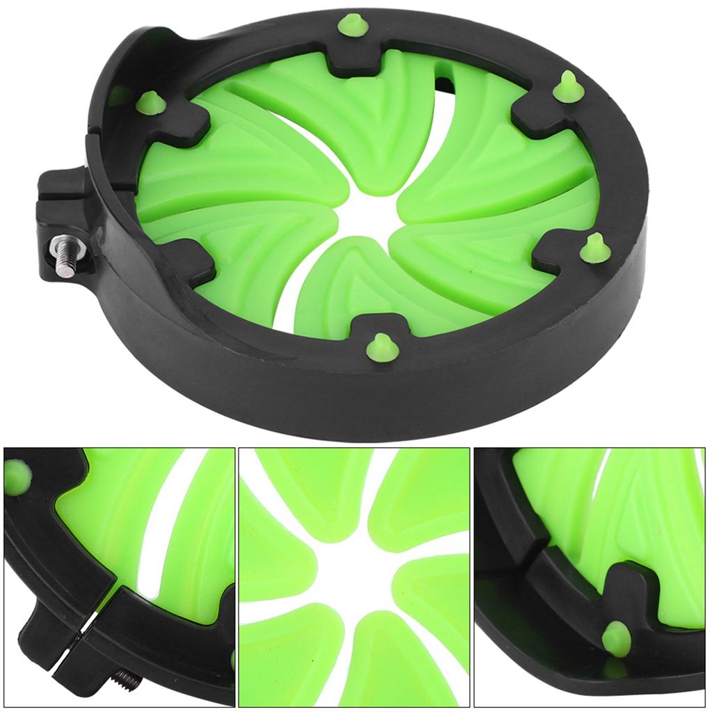 Outdoor PP Plastic Green Black Petals Triangular Universal Paintball Speed Feed Gate Lid Hoppers