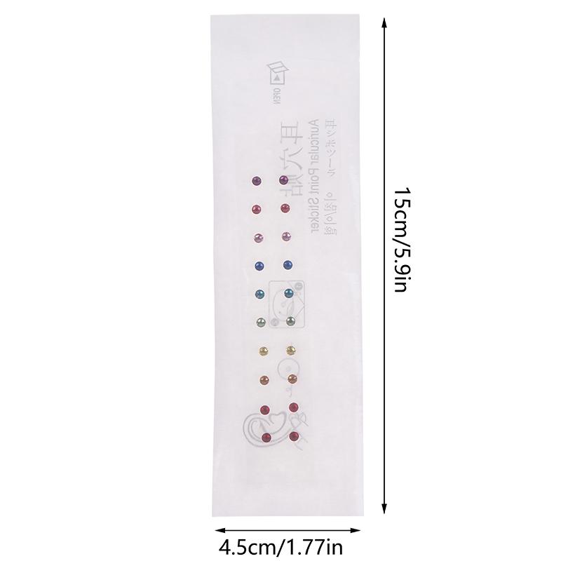 20/100/200 Patches Ear Seed Acupuncture Auricular Disposable Ear Stickers Massage Therapy Needle Patch Auricular Auriculotherapy