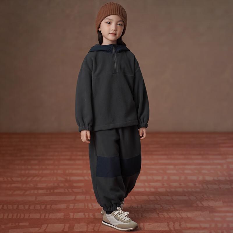Hacikis Kids  Winter Fleece Hooded Sweatshirt, Pants, or Set 140