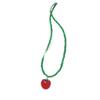 Vibrant Fruit Charm Necklace With Glass Beads Layering Style Casual Jewelry For Teens Everyday Wear