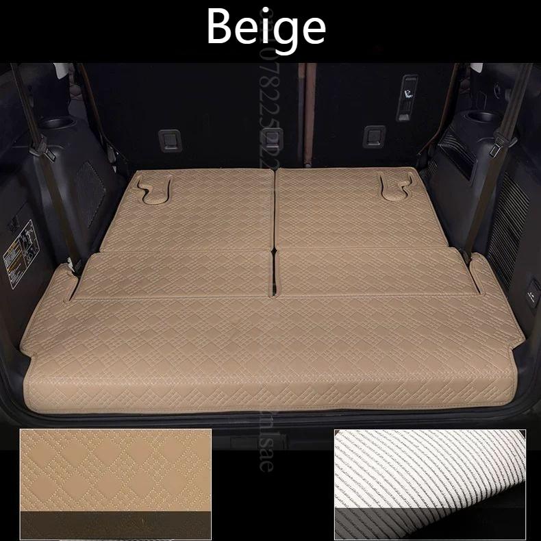For Hyundai Santa Fe 2025 NX4 Trunk Mat 5/6/7 Seat Car Mat Accessories Leather Waterproof Cargo Liner Interior Modification