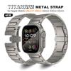 Titanium Strap for Apple Watch Ultra 3 2 1 49mm Metal Band for IWatch 11 46mm 10 9 8 7 45mm 6 5 4 SE 3 44mm SE 2 SE Men Bracelet