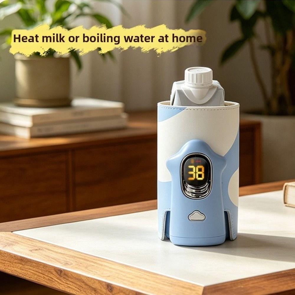 Wireless Breast Milk Warmer Multifunction Bottle Warmer Sleeve Smart Baby Bottle Warmer  Newborn