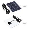 3W 5V solární panel s DC portem Polykrystalický silikonový solární článek DIY Vodotěsný kempingový přenosný