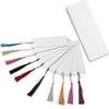 Crafts for Project Blank Bookmarks Thick Paper Bookmarks Colorful Tassels Crafts