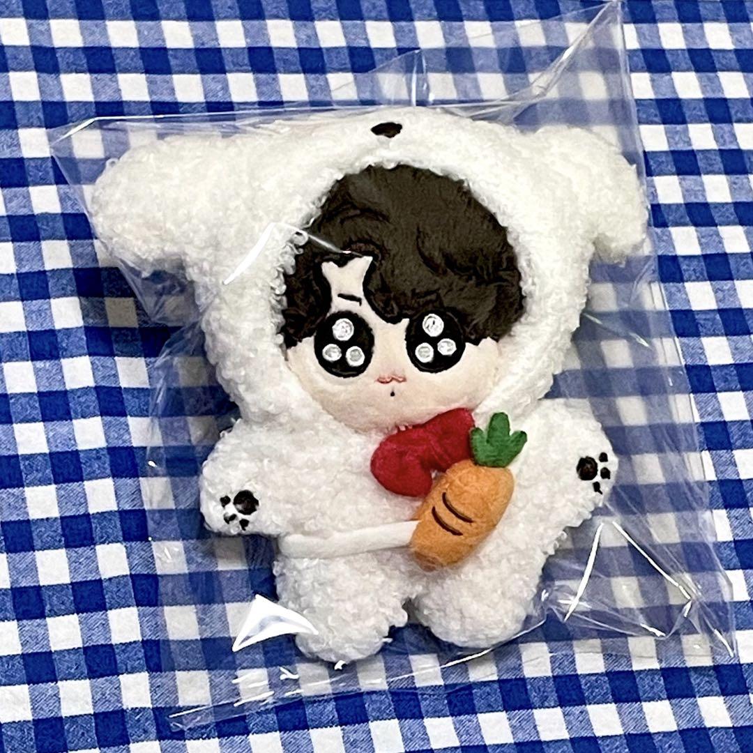 

[ИСПОЛЬЗОВАН] BTS (Бангтанские мальчики) Моккуним Джукдуги 10 см Плюшевая игрушка Одежда Кролик