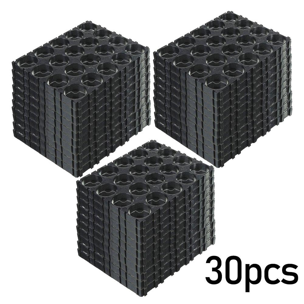 10/20/30/40/50 Pcs 18650 Lithium Battery Bracket Electric Vehicle Fixed Combination Spliceable Battery Cell Connection Bracket