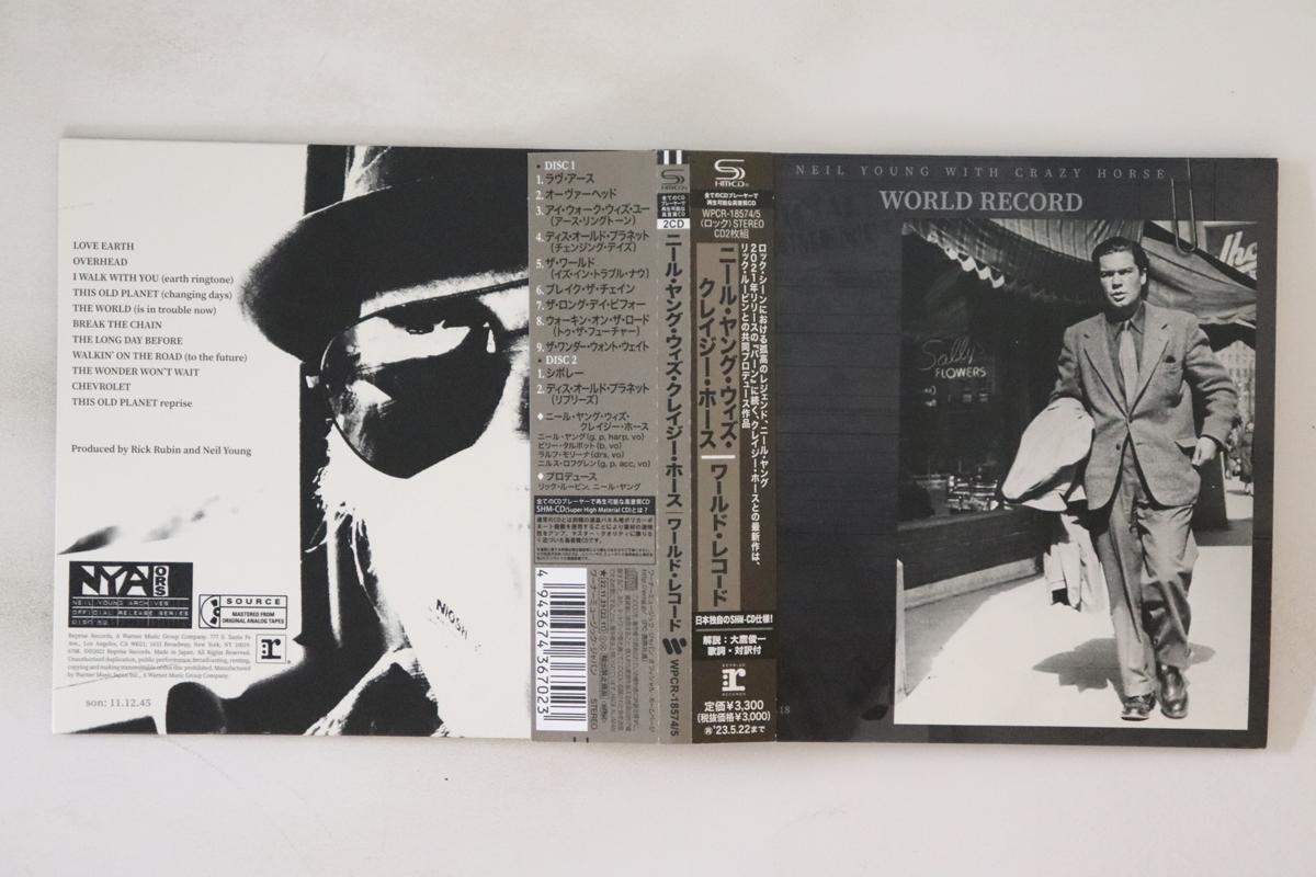 

CD NEIL YOUNG CRAZY HORSE World Record WPCR185745 REPRISE 2022 Japan Obi Rock Used