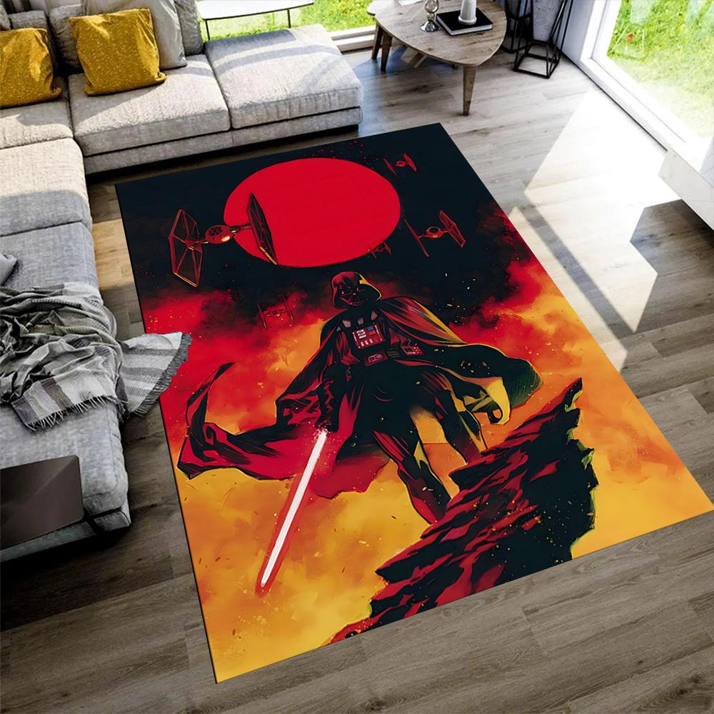 Star Wars Carpet Design for Bedrooms Outdoor Game Room Entryway Antislip Carpet Decorate Offices Perfect Gift for Valentine's Wedding Birthday