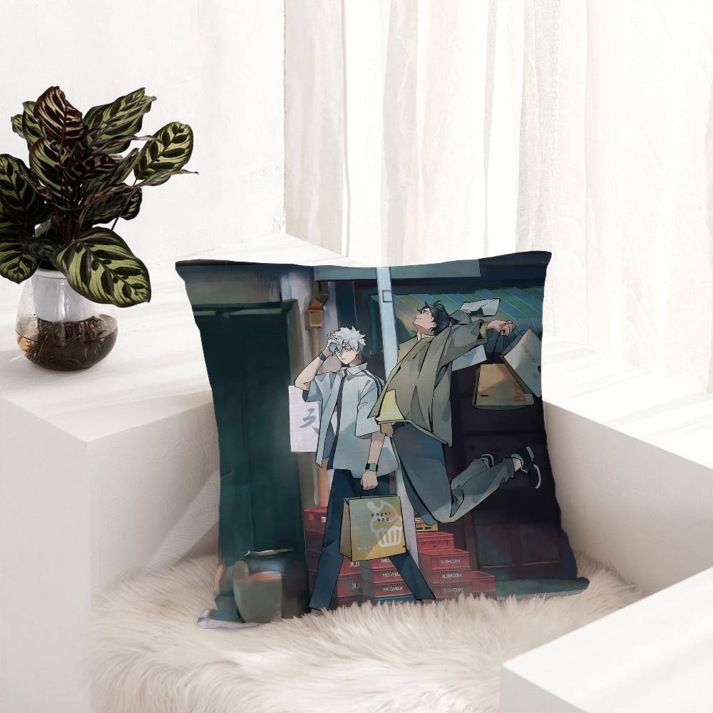 

Link Click Anime Pillowcases Home Bedding Decorative Pillow Cover Wedding Super Soft Pillow Case 12x12Inch