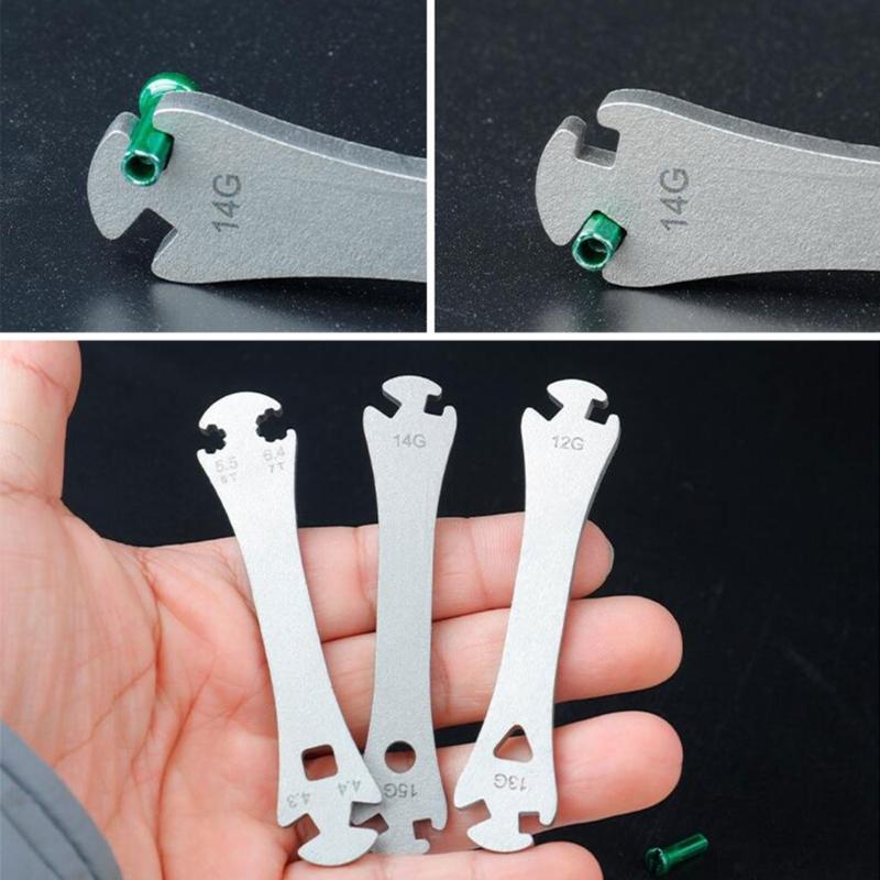 Bike Spoke Pedal Wrench Spanners Wrench Cycling Wheel Rims Wrench Bike Repair Rims Correct Tool Spoke Wrench Bike Tools