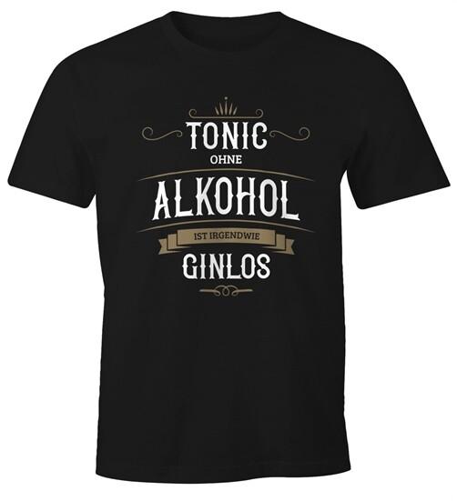 Men's T-Shirt Tonic Without Alcohol Is Somehow Ginless Saying Shirt Fun Shirt-