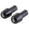 Kijima 204-1318 Motorcycle Parts Nylon Bar End Big Head D27.6 L26 General Purpose Black