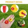 Set Of 20 Colorful Colored Hummingbird Feeder Flower Attachments Replacement Suitable for Most Feeders Bird Feeding