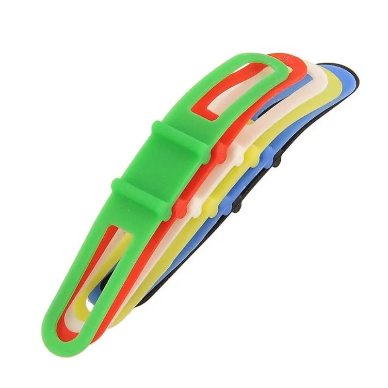 Bicycle Silicone Bandage Bike Silicone Elastic Strap Bandage Light Mount Bicycle Light Flashlight Holder Fit Bicycle Accessories