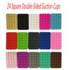 24 Grain Double-Sided Silicone Anti Slip Fixed Phone Case Thickened And Adhesive Free Multifunctional Double-Sided Suction Cup