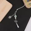 Lucky Four Leaf Beads Phone Pendant Bag Decoration Y2K Lanyard Clovers Phone Chain  Women Gils