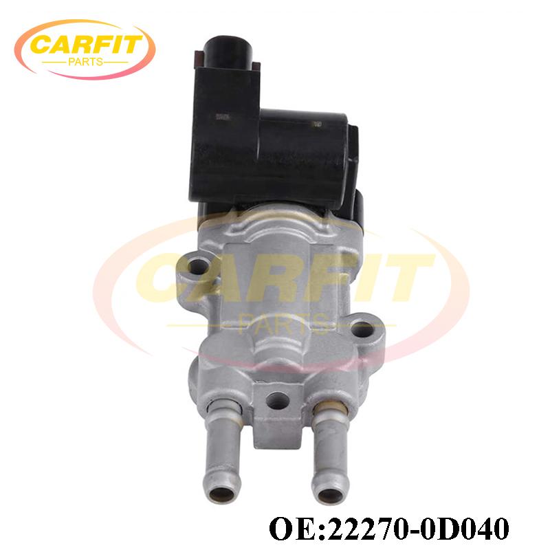 OEM 22270-0D040 22270-22061 22270-22060 136800-1820 IACV Idle Air Control Valve For Toyota Matrix Corolla Pontiac Vibe Car Parts