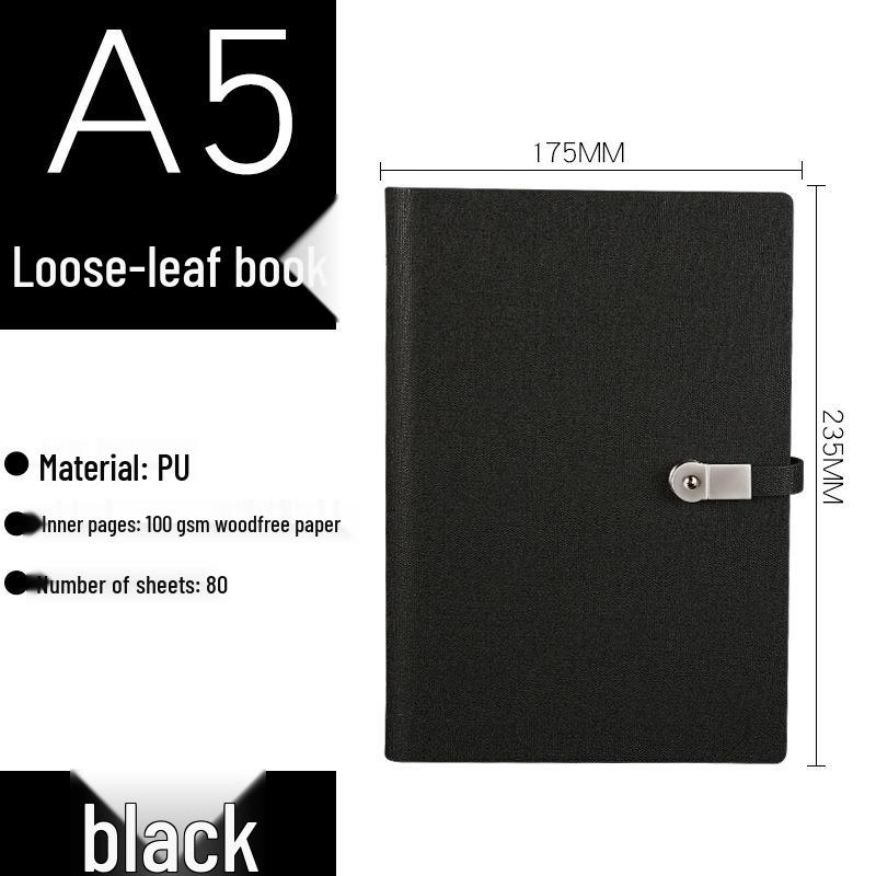 A5 Custom Logo Notebook Gift Set - Perfect for Business Meetings and Recording Notes