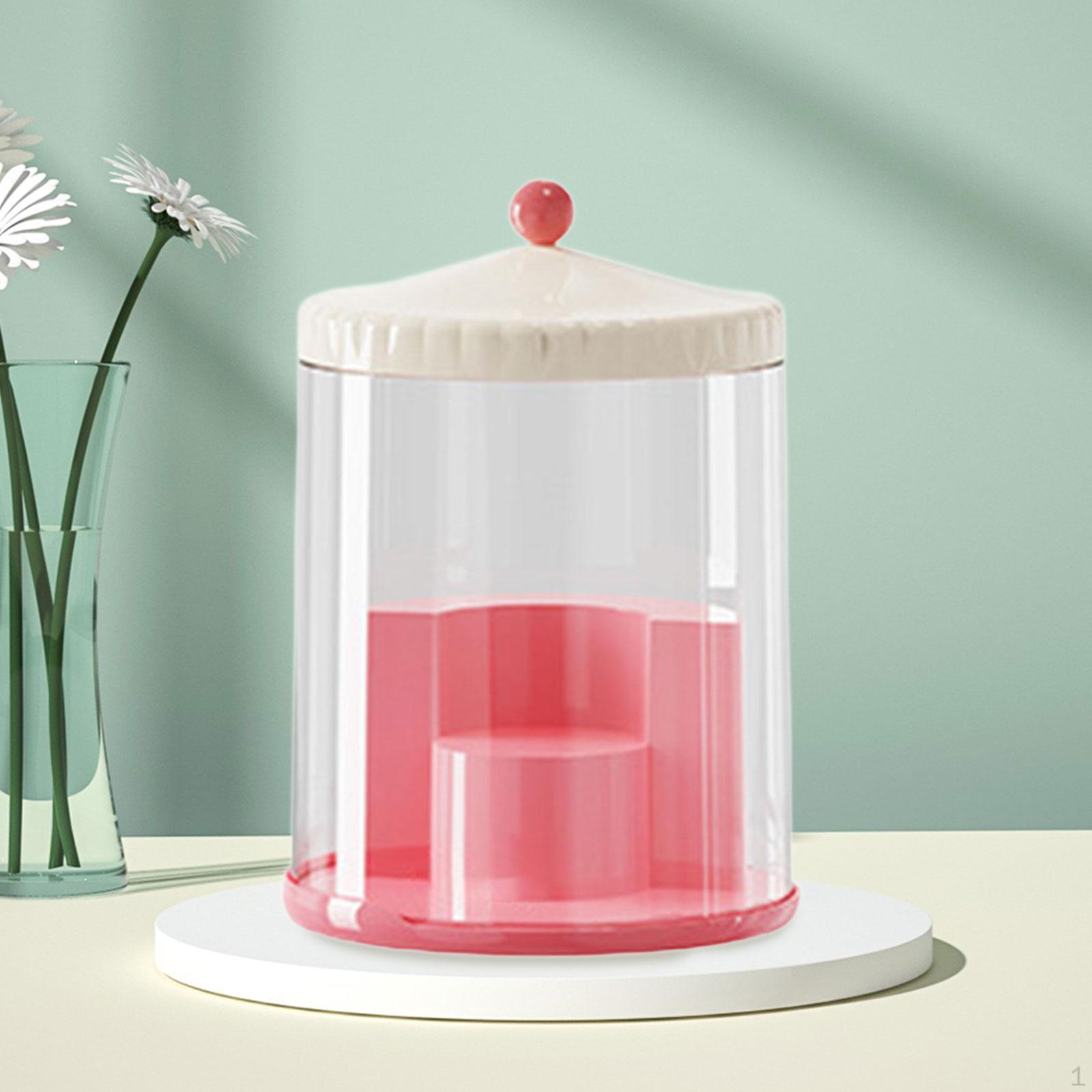 

Витрина для фигурок Прозрачная коробка для кукол Прозрачная пылезащитная витрина розовый