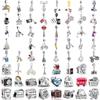 925 Silver Bicycle Airplane Passport Read Graduation Gift Charm Bead Diy Fit Charms Bracelet Accessories