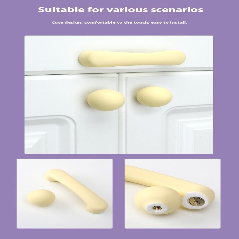 Keramik Schrankgriffe im nordischen Stil für Kinderzimmer, Macaron-farbenfrohe runde Schubladenknöpfe und -griffe, Möbelgriffe für Kinder
