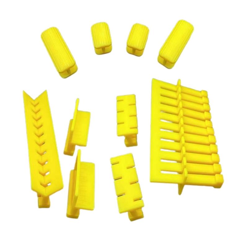 Instrument de reparare a daunelor mașinii Lipici de 90 de grade File Dent Extractor File lungi de nailon, îndepărtare a denturilor lungi