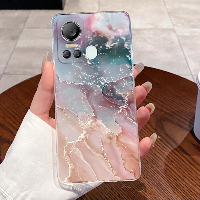 For ITEL S18 S663L Case ITEL Vision 5 S663LC Cover Clear Luxury Funny Cute Love Rabbit Cat Cartoon Painted Silicone Phone Case