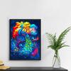 DIY Diamond Painting Colored Peacock Cross Stitch Kit Mosaic Art Diamond Painting Full Circle/Square Diamond Home Decoration