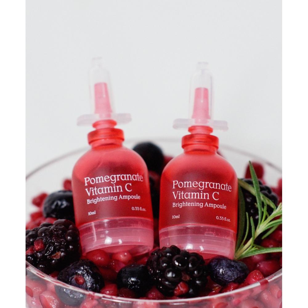 Ndp Vitamin C Whitening Ampoule 10ml X 2 pCs Pomegranate Vitamin C Whitening Ampoule 2 pack