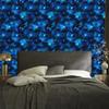 Watercolor Galaxy Wallpaper Harmonious Arrangement, Navy Blue 50x1000