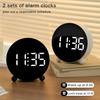 Big Digital Digital Alarm Clock Adjustable Brightness Smart Alarm Clock LED Clock  Travel