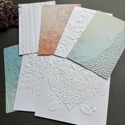 3D Embossing Mold: Concave-Convex Texture Template for Background Relief