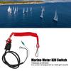 Outboard Engine Kill Switch ABS Waterproof Telescopic 75mm Marine Motor Flameout Switch for T30 T15