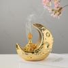 Creative Moon Home Ceramic Ornaments Light Luxury Desktop Decoration Aromatherapy Stove Ornament Unique Exquisite Gifts