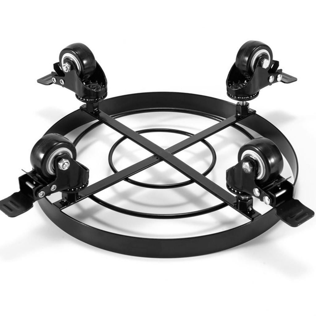 Outdoor Indoor Planter Caddy Mover with Swivel Wheels Round Flower Pot Stand Rack, No Scratches ,
