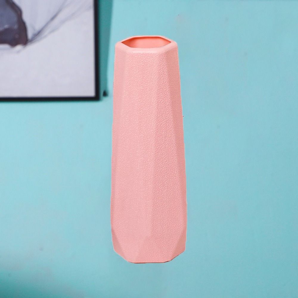 

Handmade Plastic Vase Durable Creative Flower Pot Fashion Hydroponic Vase Container Table