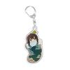 For Demon Slayer Genya Shinazugawa Tsuyuri Kanao Rengoku Kyojuro Acrylic Selfmade Cartoon Anime Keychain Pendant Toy Gift 5cm