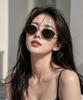 Tuditeo Acm Vintage Slim Metal Sunglasses Nylon Tinted Lenses C3 Gold Khaki