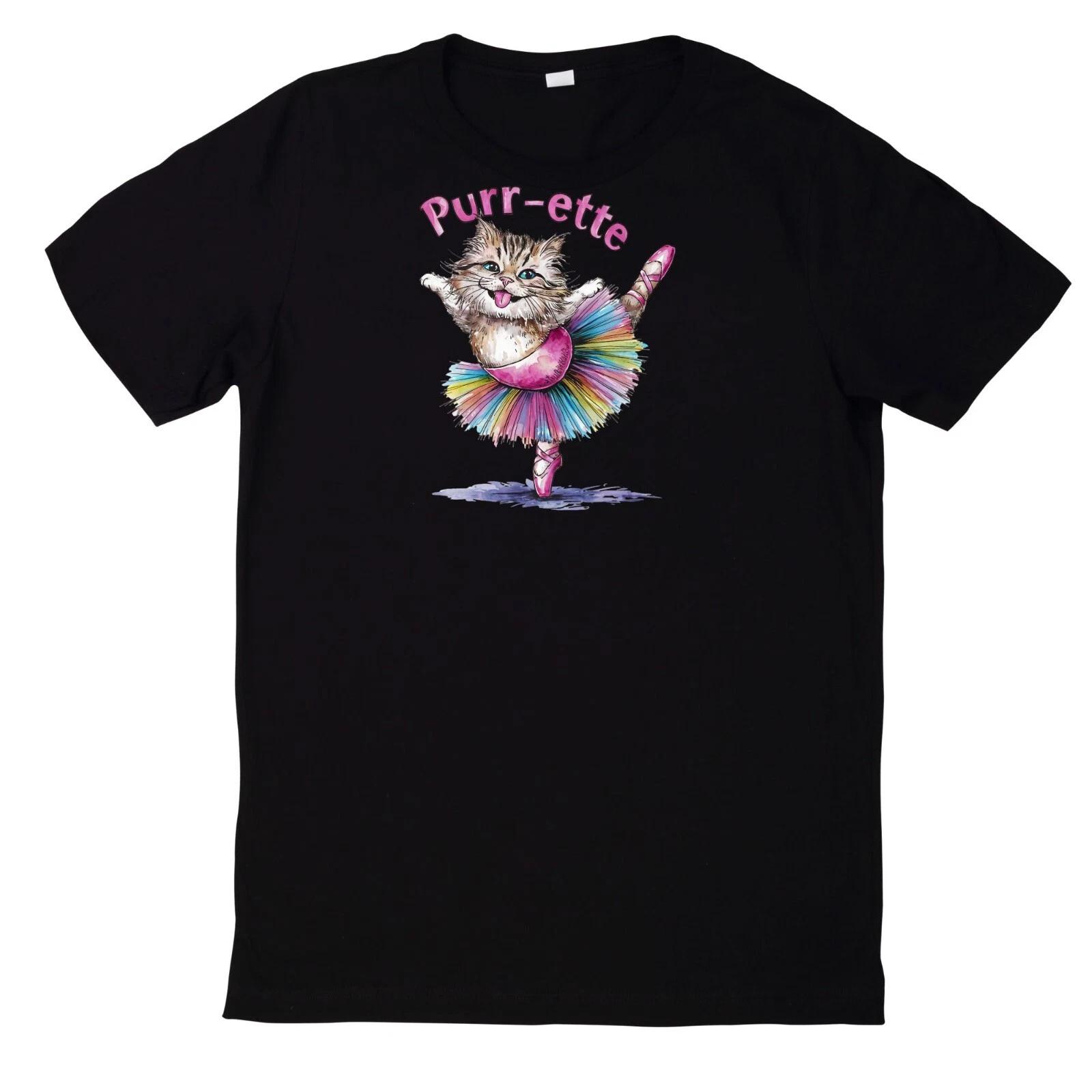 T-Shirt Lustiges Katzen Motiv Baumwolle XXXL