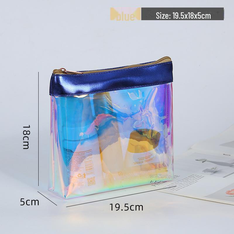 Voděodolná kosmetická taška z TPU s vysokou kapacitou a designem s barevně měnícím se bodem