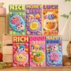 6Pcs Cute 3D Sheep Design Red Envelopes With Wishes Prints Perfect For Tet Lunar New Year Holiday Gifting