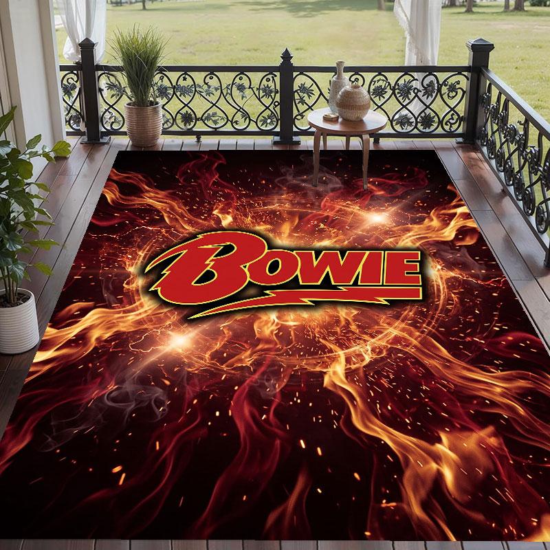 Weicher Bodenteppich David Bowie Muster Teppich Teppichboden Dekorative Matte Für Wohnzimmer Dekoration