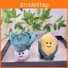 Vegetable Whimsical Plush Keychain Broccoli Corn Garlic Onion Charming Soft Toy