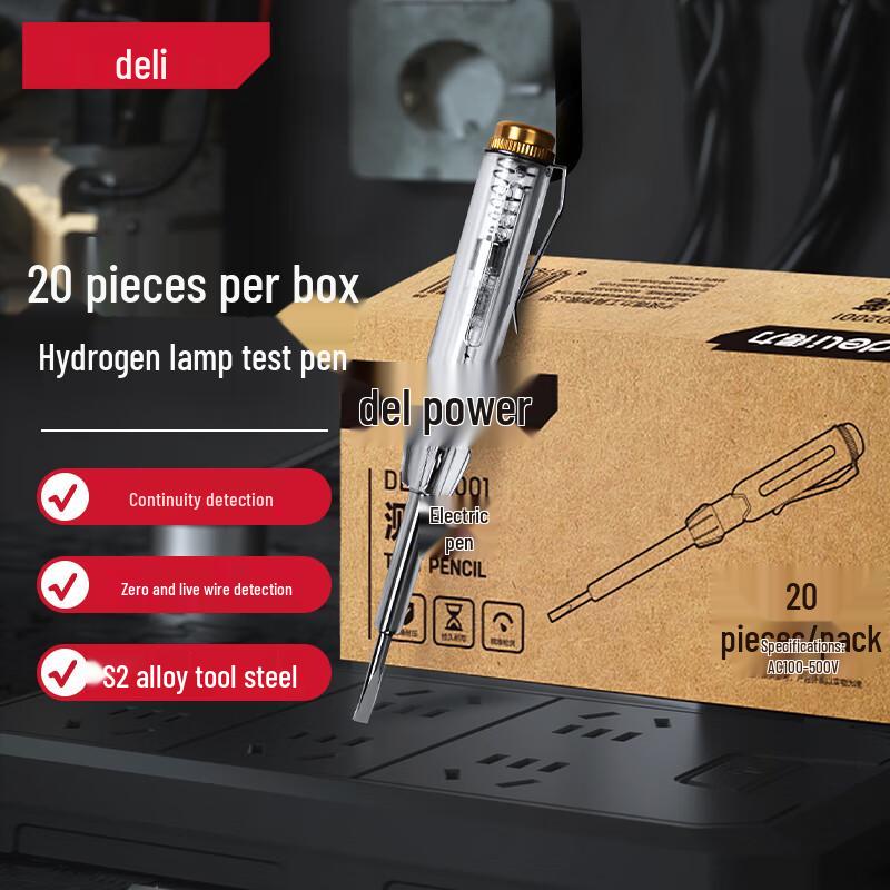 Deli Multi-functional Voltage Tester Pen (CN version)
