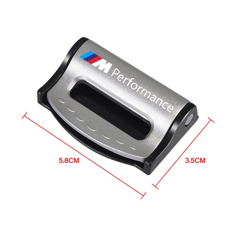 2Pcs Car Safety Seat Belt Buckle Clip Seatbelt Stopper Adjuster Clip For BMW M E34 E36 E60 E90 E46 E39 E70 F10 F20 F30 X5 X6 X1 M3 M5 M6 E71 F01 F87