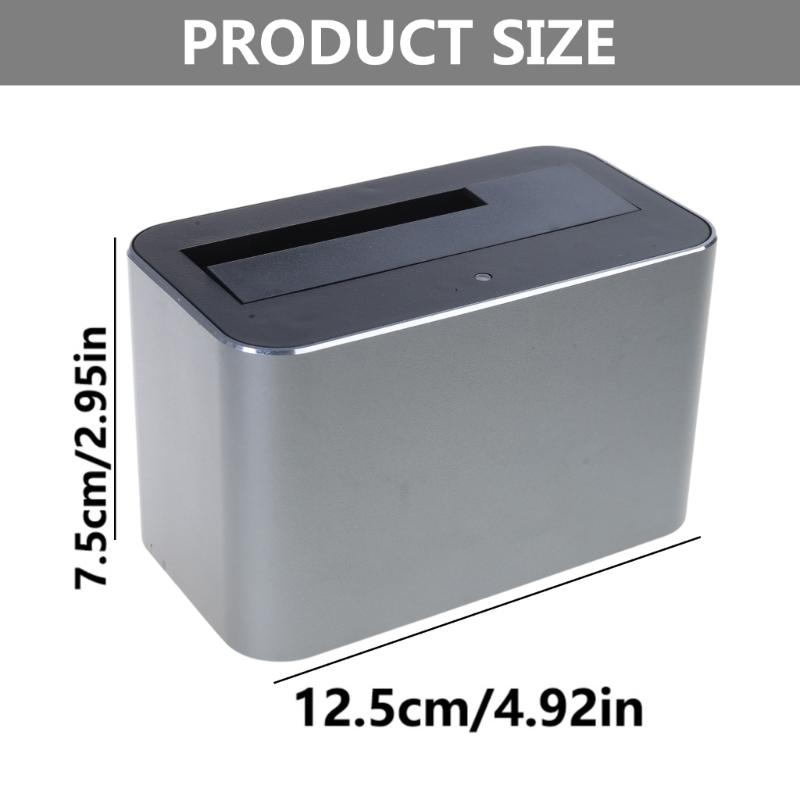 Solid Disk Case USB3.0 Typ C Festplatten-Dockingstation für 2,5- und 3,5-Zoll-Laufwerke Unterstützt Offline-Klonen