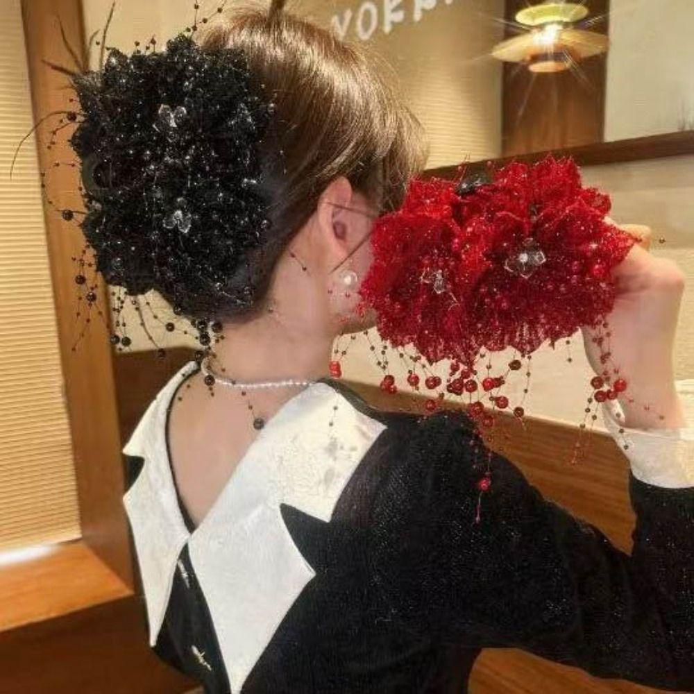 Sequin Hair Claw Plastic Shark Clip Fashion Crab Hair Clips  Girl