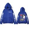 Anime Initial Takumi Fujiwara Tofu Shop JDM Car Zipper Hoodies Men Women Long Sleeve Zip Up Sweatshirts Jacket Coat